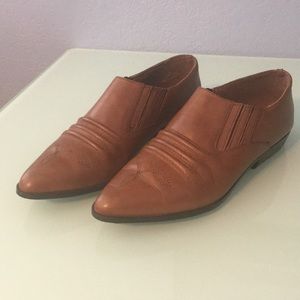 Ellemeno western cowboy flats / loafers